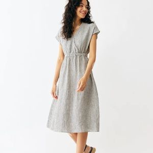 NWT Grae Cove striped linen dress